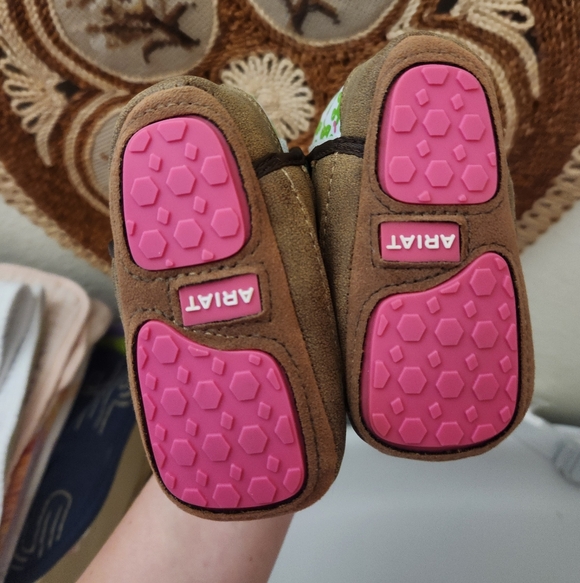 Ariat Lil Stompers Cactus Print Sz2 - Picture 5 of 6